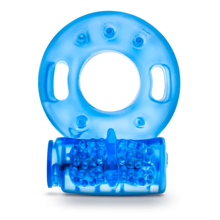 Eden Male Sex Toys | Eden Blue 1 Mode Vibrating Cock Rings (Set of 2)