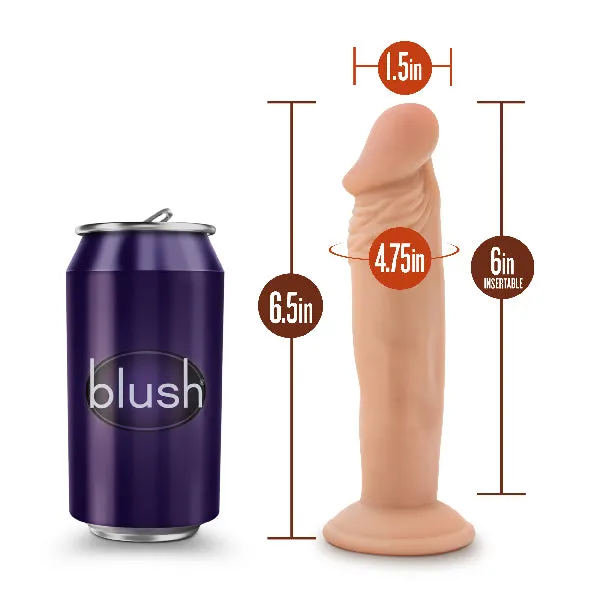Dr Skin Dr Small 6 Inch Dildo Vanilla Blush Dildos