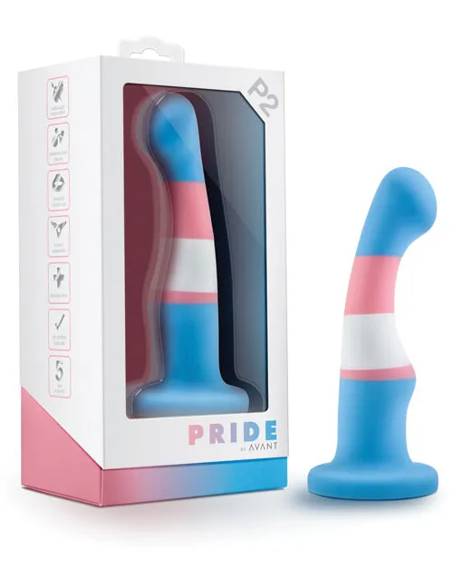 Blush Avant P2 Transgender Pride Silicone Dong Blush Dildos