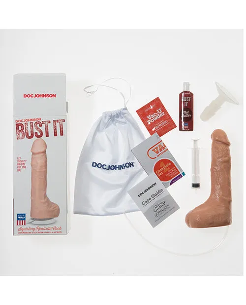 Doc Johnson Dildos Bust It Squirting Realistic Cock Nut Butter