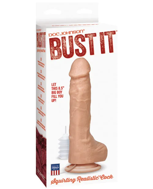 Doc Johnson Dildos Bust It Squirting Realistic Cock Nut Butter