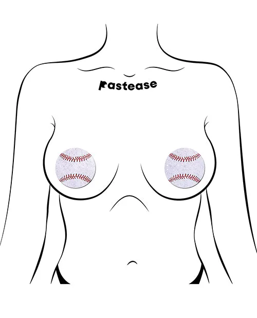 Pastease Vibrators Pastease Premium Baseball Sparkly White OS
