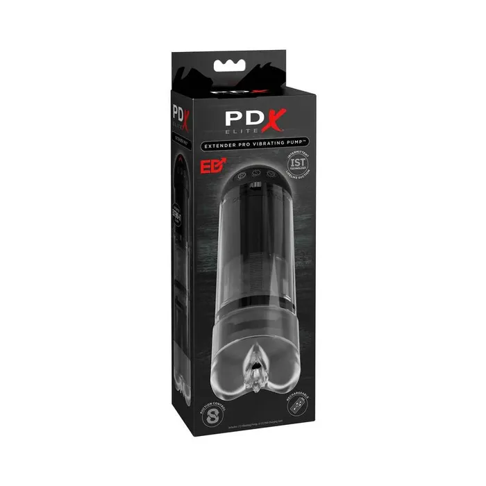 PDX Elite Extender Pro Rechargeable Vibrating Penis Pump PDX Male Sex Toys
