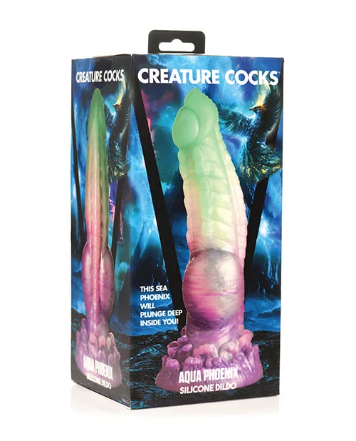 Xr LLC Dildos Creature Cocks Aqua Phoenix 85 Inch Silicone Dildo