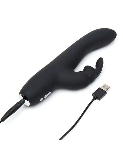 Love Honey Vibrators Unlock Sensational Pleasure with the Fifty Shades of Grey Greedy Girl Rechargeable Slimline Rabbit Vibrator