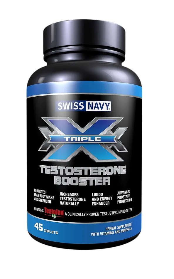 MD Science Swiss Navy Triple X Testosterone Booster 45 caplets Vibrators