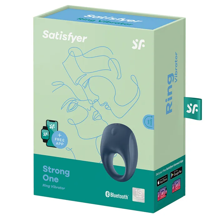 Satisfyer Satisfyer Strong One Ring VibratorBlue Vibrators