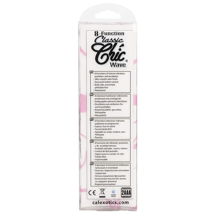 Vibrators Cal Exotics Classic Chic Wave 8FunctionPurple 425