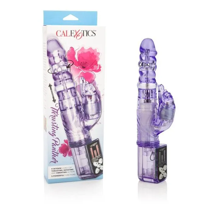Vibrators California Exotic Novelties Purring Thrusting Panther Stimulator Unleash Your Wild Side