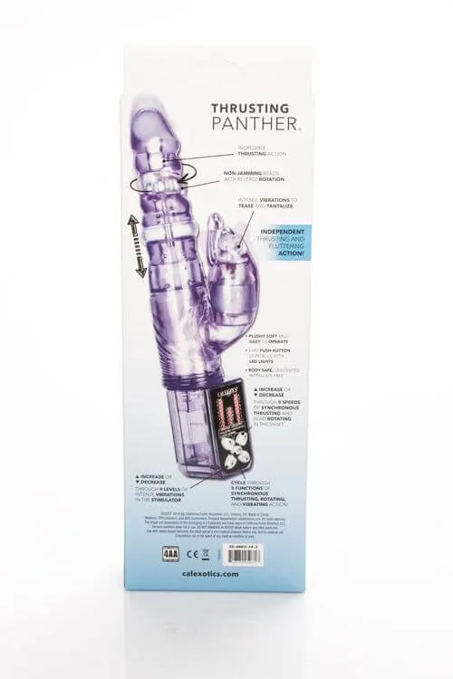 Vibrators California Exotic Novelties Purring Thrusting Panther Stimulator Unleash Your Wild Side