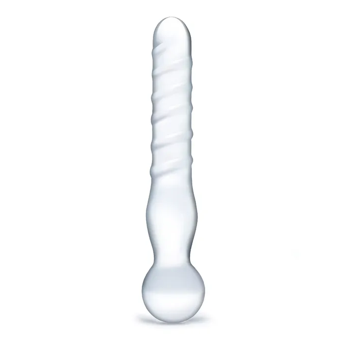 Gls Dildos Joystick Spiral Clear Dildo