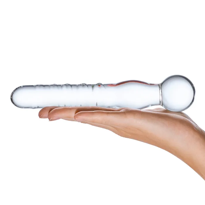 Gls Dildos Joystick Spiral Clear Dildo