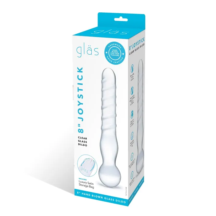 Gls Dildos Joystick Spiral Clear Dildo