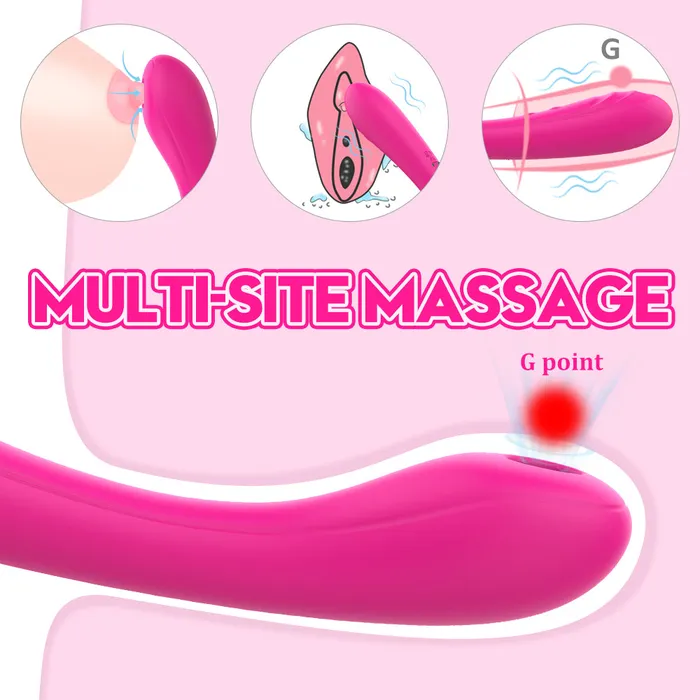 SHD Female Sex Toys Shande Charming S247 GSpot Sucker Clitoris Stimulator Dildo Vibrator