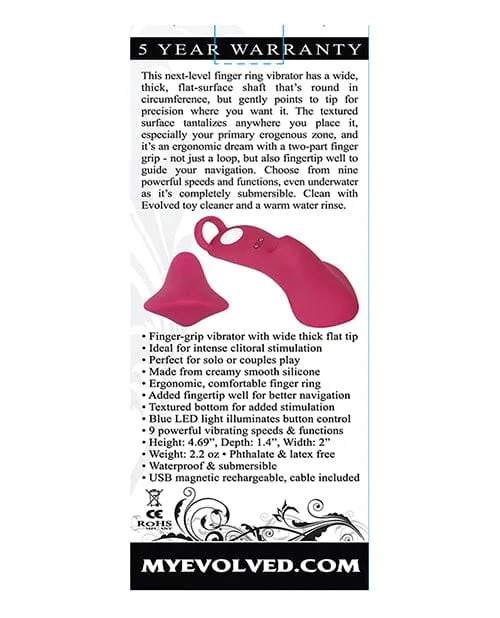 Vibrators Evolved Novelties Evolved Frisky Finger Rechargeable Bullet Burgundy Vibrators Evolved Novelties Evolved Frisky Finger Rechargeable Bullet Burgundy