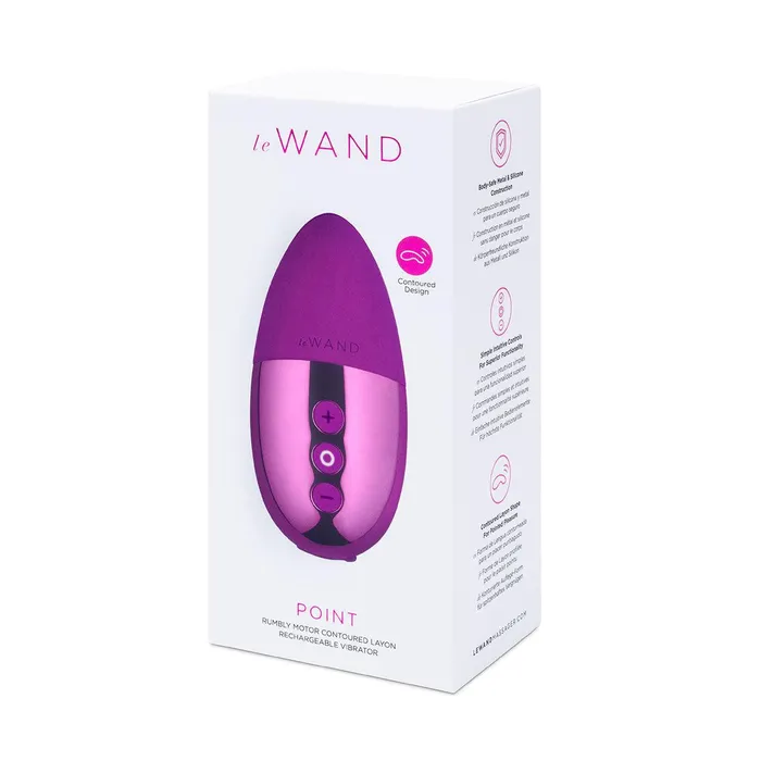 Vibrators Le Wand Le Wand Chrome Point Dark Cherry