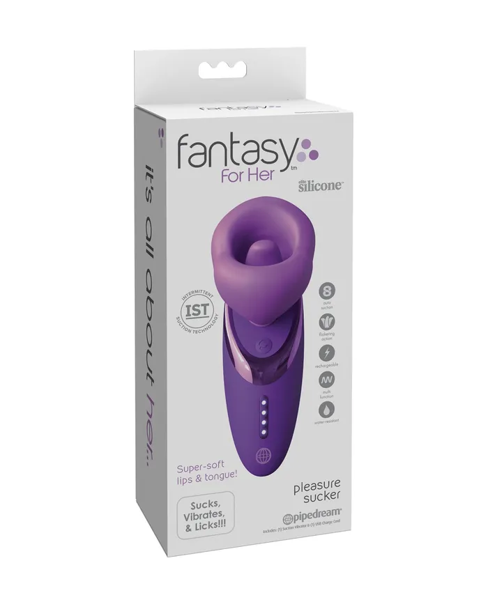 Vibrators Pipedream Products Fantasy for Her Pleasure Sucker Purple