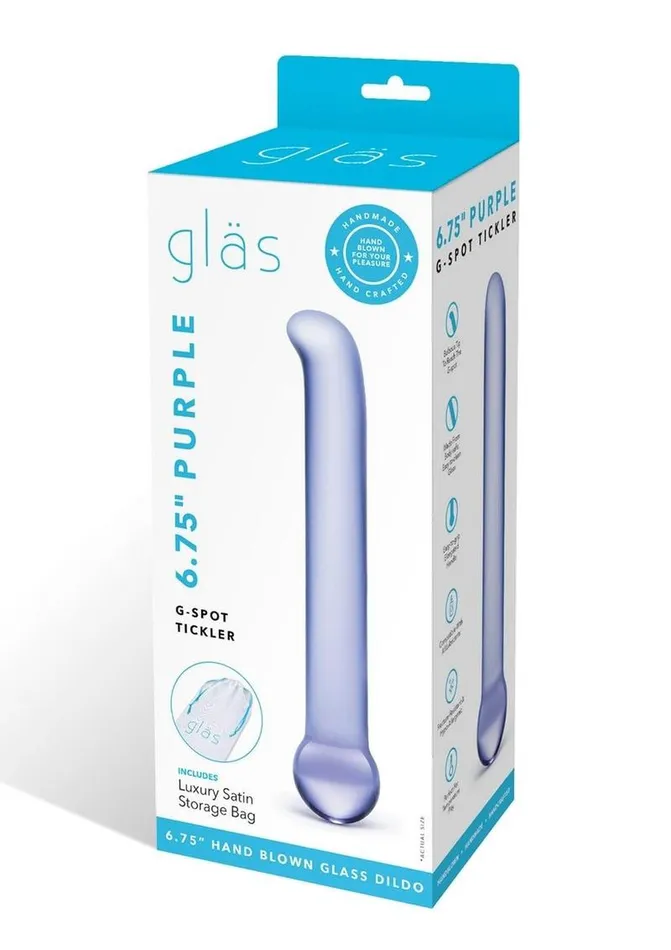 Dildos Glas Glas Purple GSpot Tickler
