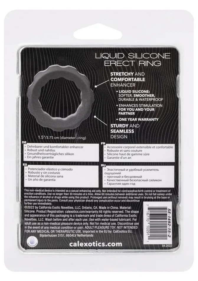 Male Sex Toys Alpha Alpha Liquid Silicone Erect Ring