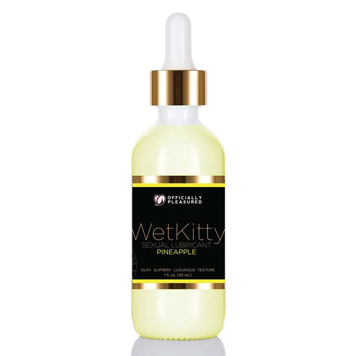 Officially Pleasured Vibrators Pineapple Wet Kitty Lube Officially Pleasured Vibrators Pineapple Wet Kitty Lube