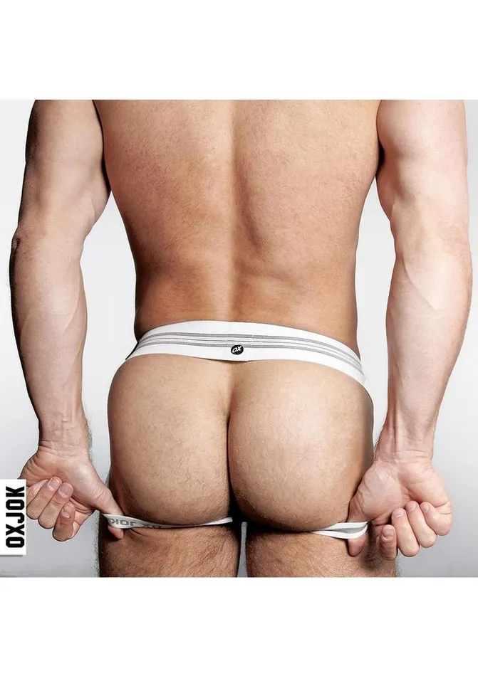 Oxballs Slingjock Slider Jock Strap White Snow Female Sex Toys
