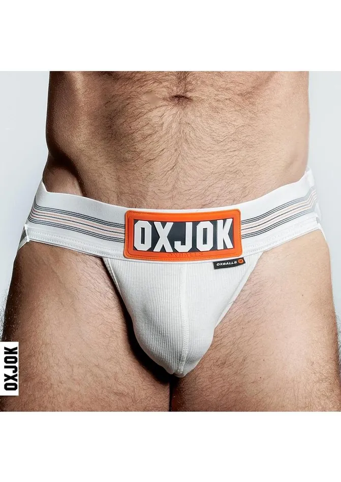 Oxballs Slingjock Slider Jock Strap White Snow Female Sex Toys