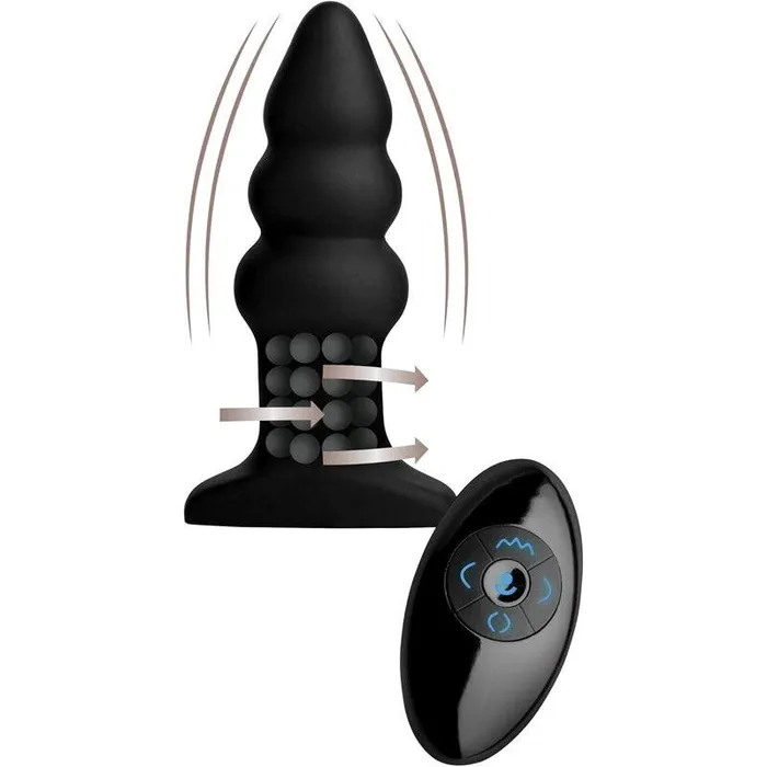 Rimmers Male Sex Toys Rimmers Model I Rippled Rimming Plug with Remote Rimmers Male Sex Toys Rimmers Model I Rippled Rimming Plug with Remote