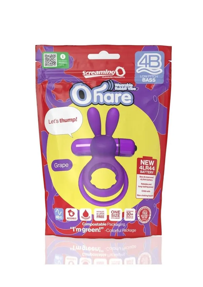 Screaming O 4b Ohare Vibrating Cock Ring Screaming O Couples