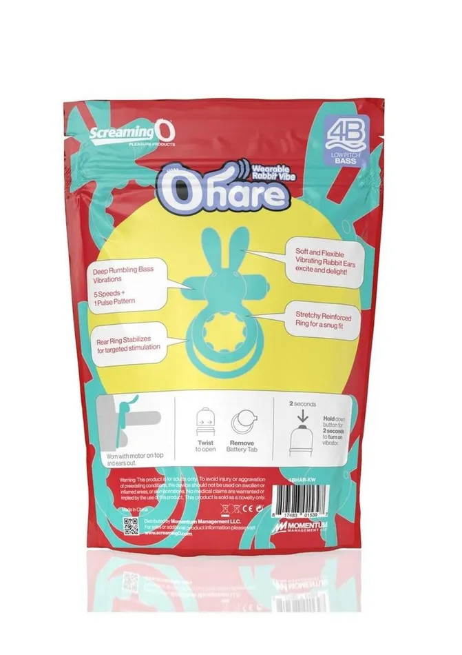 Screaming O 4b Ohare Vibrating Cock Ring Screaming O Couples
