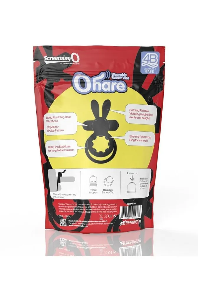 Screaming O 4b Ohare Vibrating Cock Ring Screaming O Couples