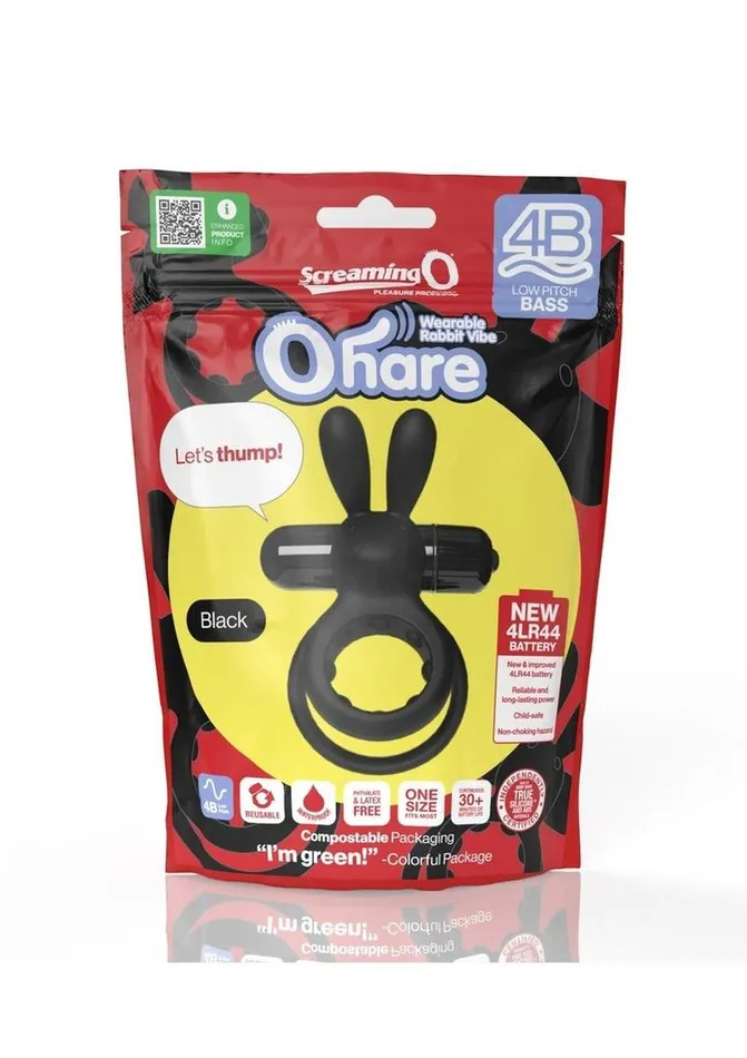 Screaming O 4b Ohare Vibrating Cock Ring Screaming O Couples