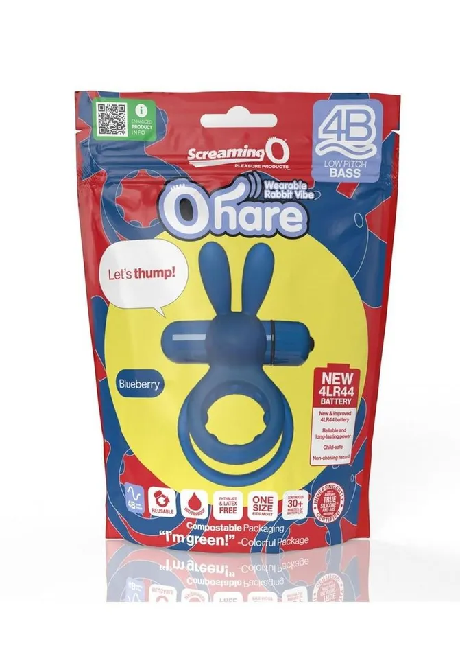 Screaming O 4b Ohare Vibrating Cock Ring Screaming O Couples