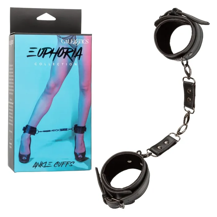 Anal CalExotics Euphoria Collection Ankle Cuffs Black