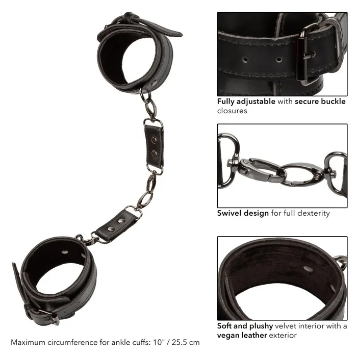 Anal CalExotics Euphoria Collection Ankle Cuffs Black Anal CalExotics Euphoria Collection Ankle Cuffs Black