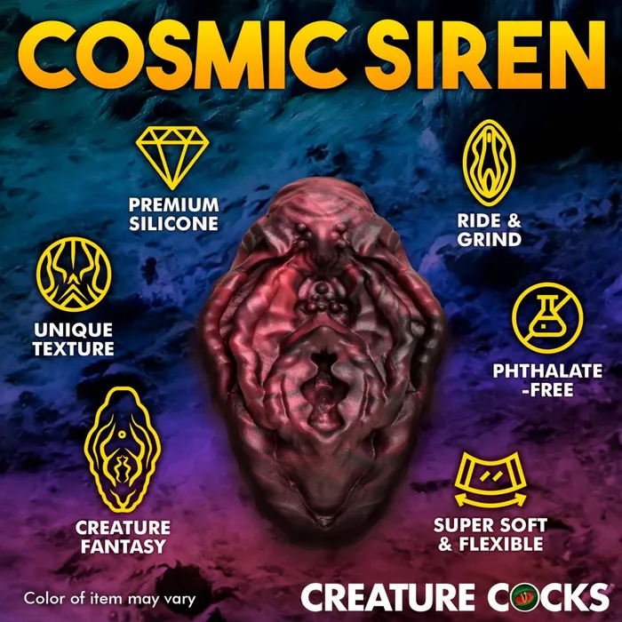 Anal XR Brands Creature Cocks Xeno Pussy Vulva Silicone Grinder Redblack Anal XR Brands Creature Cocks Xeno Pussy Vulva Silicone Grinder Redblack