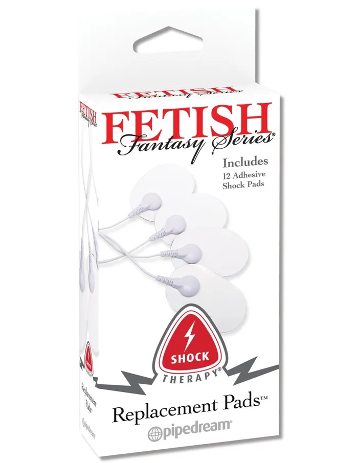 Female Sex Toys Fetish Fantasy Shock Therapy Replace Pads 12 Pc Pipedream