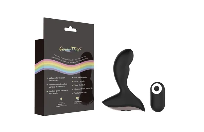 Gender Fluid Anal Gender Fluid Rumble Anal Vibe Black Gender Fluid Anal Gender Fluid Rumble Anal Vibe Black