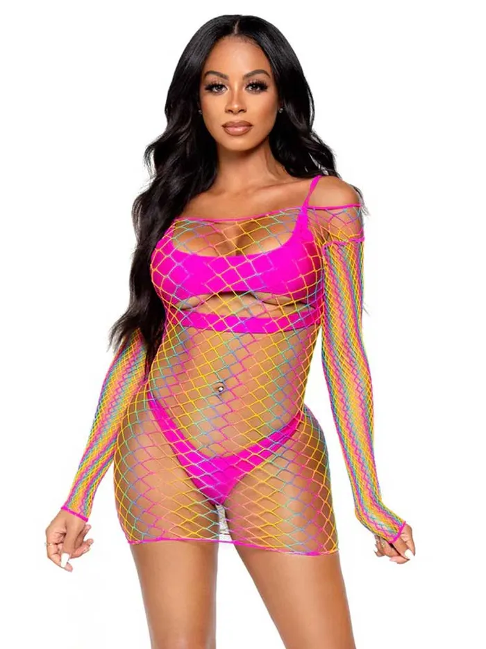 Leg Avenue Pretty in Paradise Rainbow Mini Dress One Size Rainbow Female Sex Toys Leg Avenue Pretty in Paradise Rainbow Mini Dress One Size Rainbow Female Sex Toys