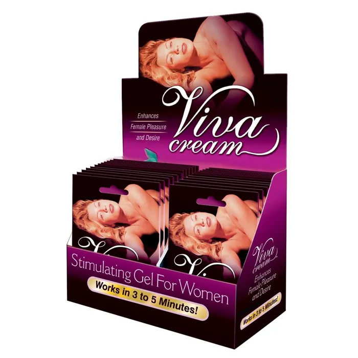 MD Science Lab Viva Cream 24 Packet Display Vibrators
