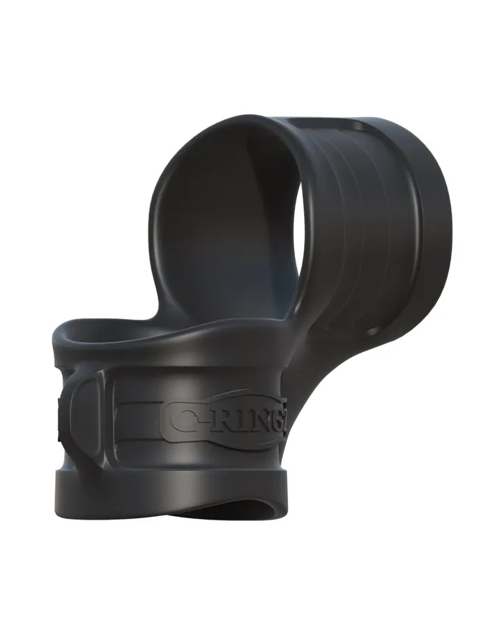 Male Sex Toys Pipedream Fantasy CRing Mr Big Cock Ring and Ball Stretcher Black
