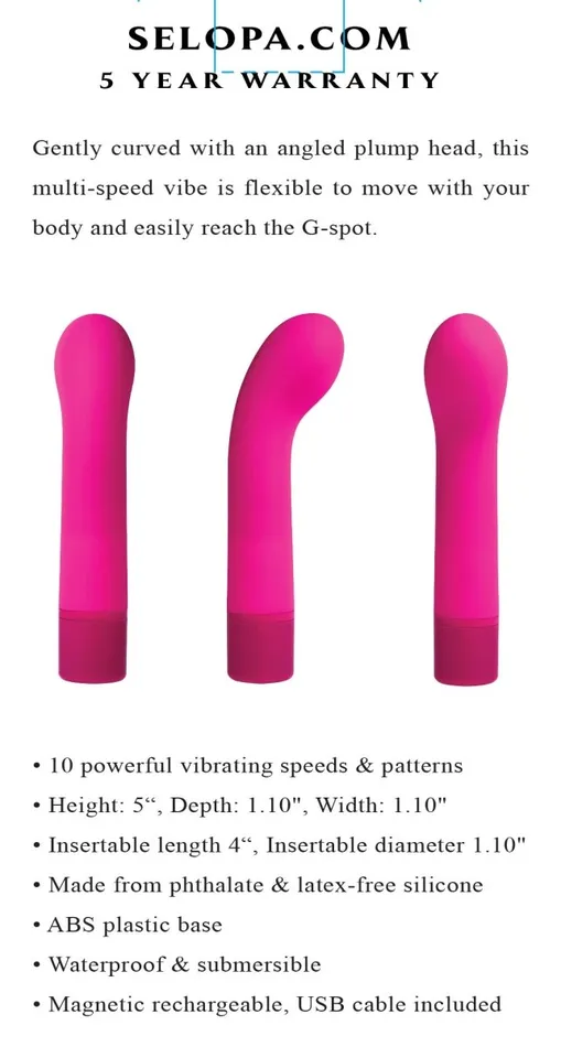 Paradise G Pink Selopa Vibrators Paradise G Pink Selopa Vibrators