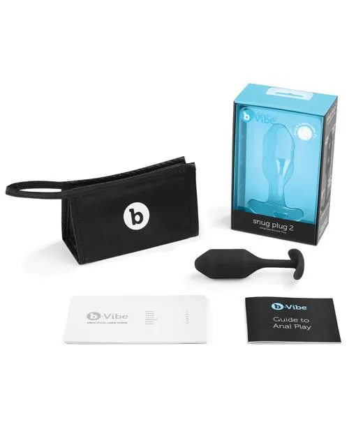 Anal Castle Megastore bVibe Snug Plug 2 Weighted Black