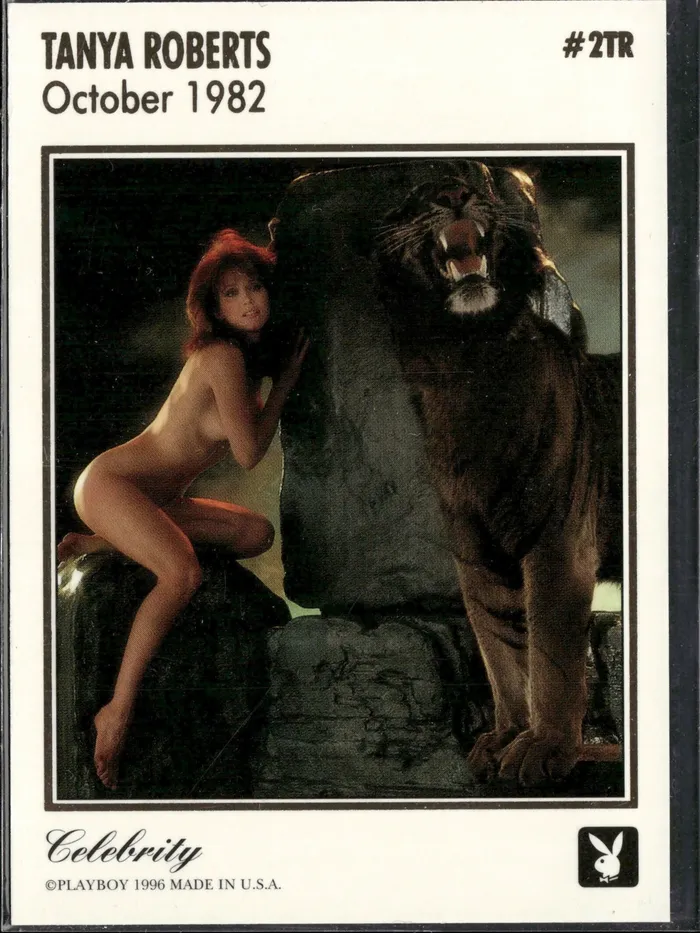 Anal Dans Cards Playboy Centerfolds August Edition Tanya Roberts Gold Foil Celebrity Card 2TR Anal Dans Cards Playboy Centerfolds August Edition Tanya Roberts Gold Foil Celebrity Card 2TR