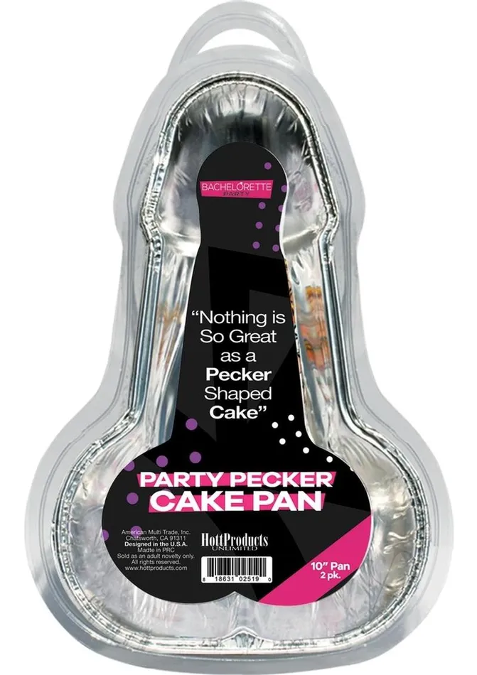 Bachelorette Vibrators Peter Party Cake Pan Med 2pk