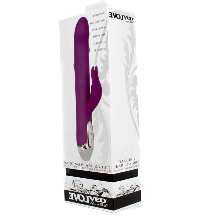 Dancing Pearl MultiSpeed Waterproof USB Rechargeable Rabbit Evolved Novelties Vibrators