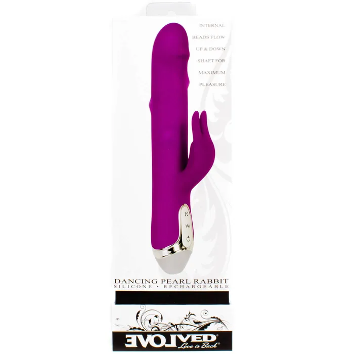 Dancing Pearl MultiSpeed Waterproof USB Rechargeable Rabbit Evolved Novelties Vibrators