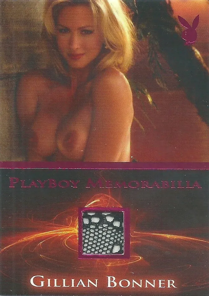 Dans Cards Vibrators Playboy Way Too Hot To Handle Gillian Bonner Pink Foil Memorabilia Card Dans Cards Vibrators Playboy Way Too Hot To Handle Gillian Bonner Pink Foil Memorabilia Card