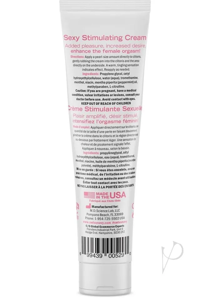 Desire by Swiss Navy Vibrators Desire Sexy Stimulating Cream 2oz Desire by Swiss Navy Vibrators Desire Sexy Stimulating Cream 2oz