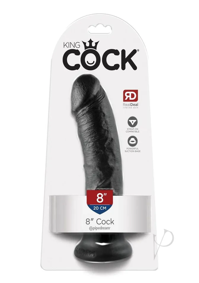 Dildos Kc 8 Cock Black King Cock