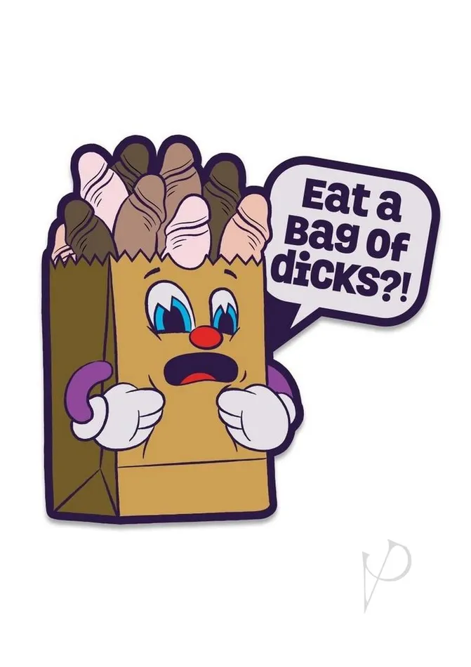 Fuck Buddies Bag Of Dicks Enamel Pin WoodRocket Anal